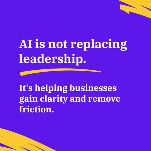 AI is not replacing leadership
