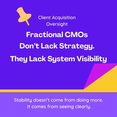 Fractional CMOs Lack System Visibility