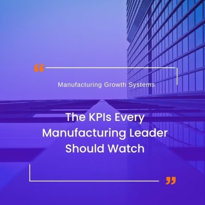 Manufacturing KPIs